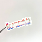 Vinyl Sticker – Matte & Holo Finish – 70mm - Collection Camomille
