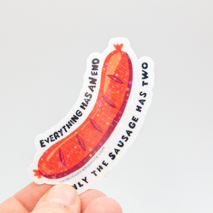 Vinyl Sticker – Matte & Holo Finish – 70mm - Collection Camomille