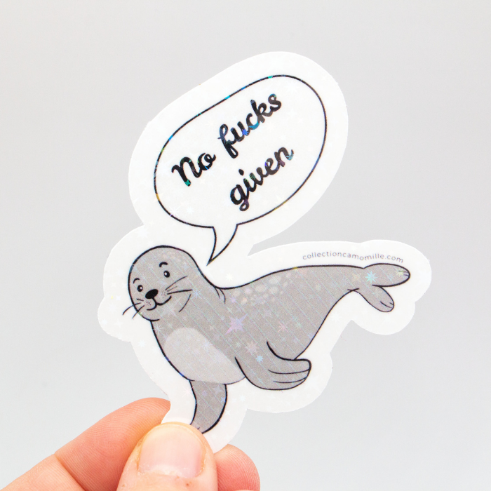 Vinyl Sticker – Matte & Holo Finish – 70mm - Collection Camomille