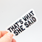 Vinyl Sticker – Matte & Holo Finish – 70mm - Collection Camomille