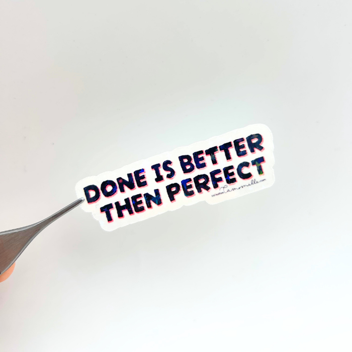 Vinyl Sticker – Matte & Holo Finish – 70mm - Collection Camomille