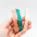 Gaelle Geometric Hair Barrette - Gypso – 24k Gold Plated - Gypso