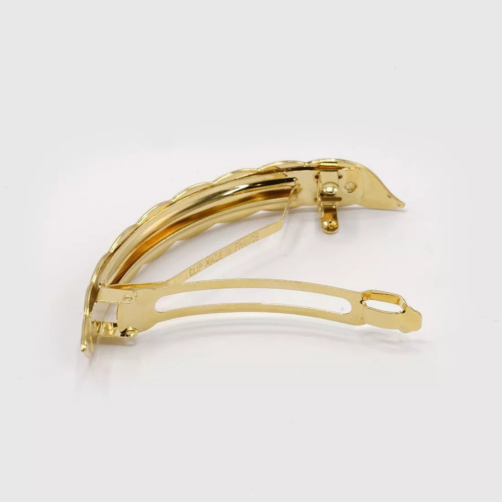 Gaelle Geometric Hair Barrette - Gypso – 24k Gold Plated - Gypso