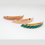 Gaelle Geometric Hair Barrette - Gypso – 24k Gold Plated - Gypso
