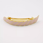 Gaelle Geometric Hair Barrette - Gypso – 24k Gold Plated - Gypso
