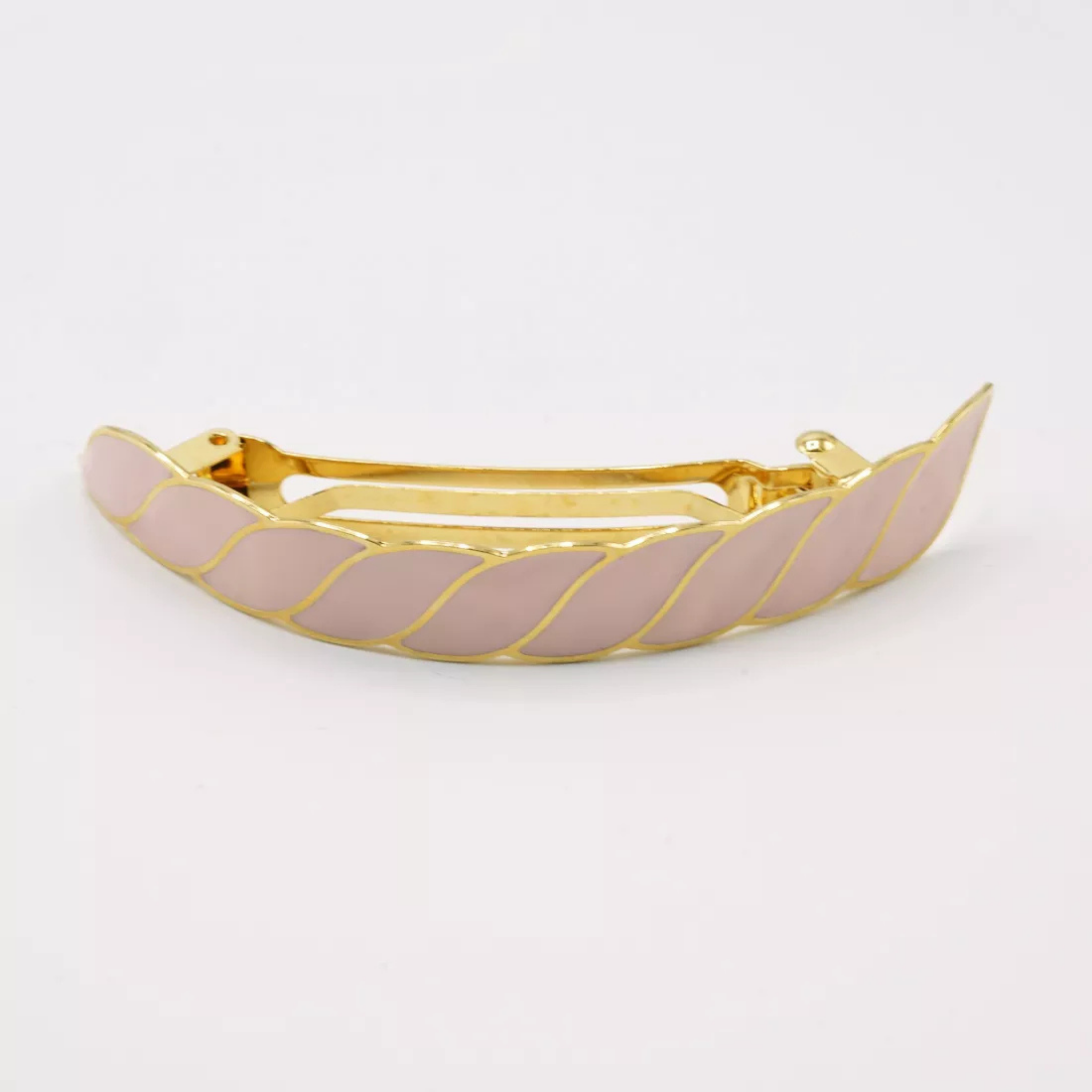 Gaelle Geometric Hair Barrette - Gypso – 24k Gold Plated - Gypso