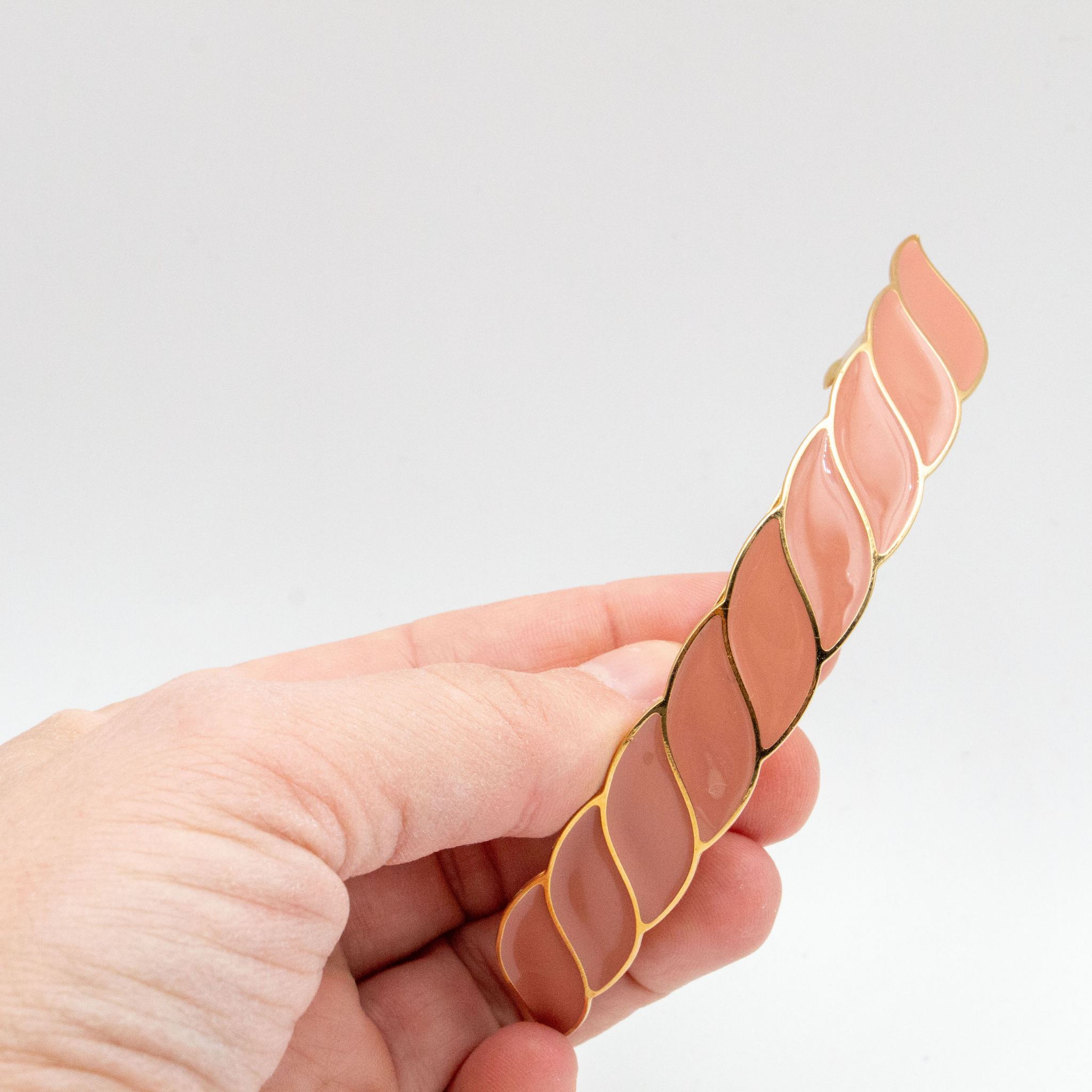 Gaelle Geometric Hair Barrette - Gypso – 24k Gold Plated - Gypso