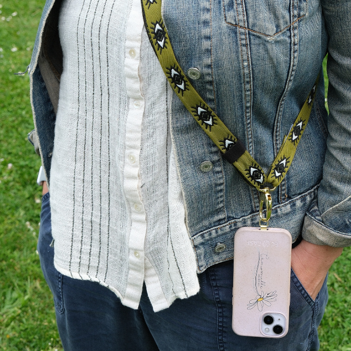 25mm Adjustable Phone Necklace with Tether Tab – Little Moi Co