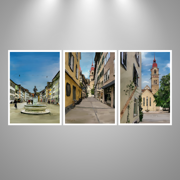 Winterthur Postcard - Winterthur Digital Art Series- By Hubert & Little Moi Co Collab