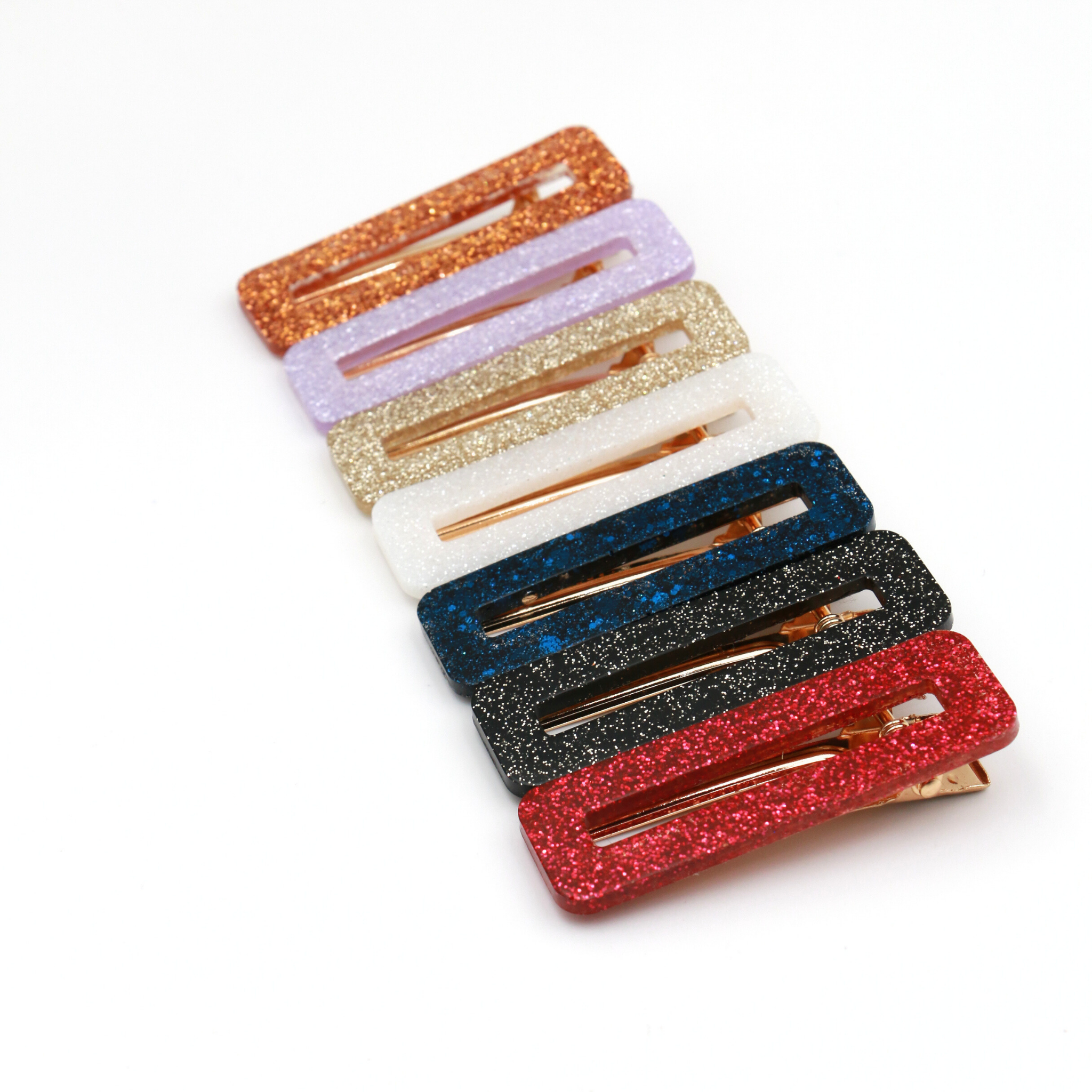 Resin Hair Clip - Rectangular - L’Atelier Nounille