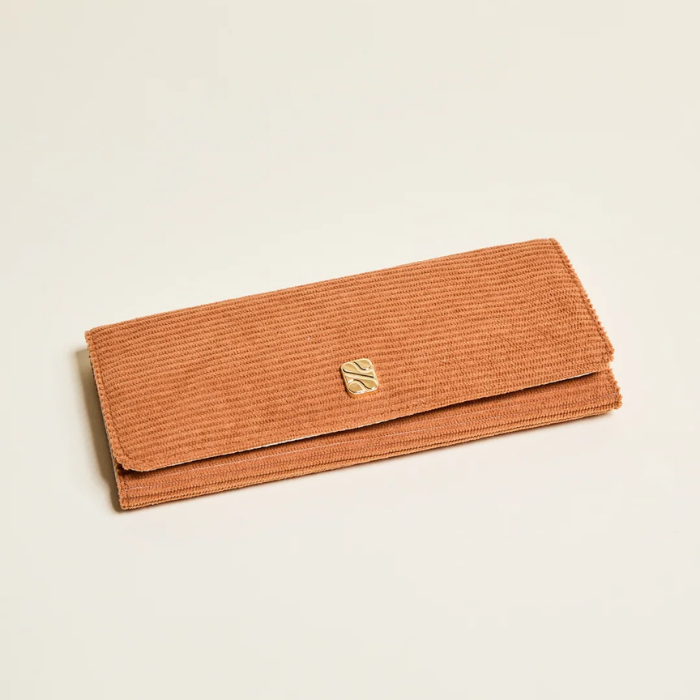 Catherine Corduroy Travel Jewellery Roll  – Maison Scarlett