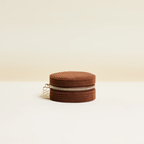 Yvonne Round Travel Jewellery Box in Corduroy – Maison Scarlett