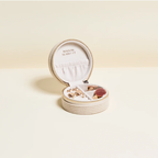 Yvonne Round Travel Jewellery Box in Corduroy – Maison Scarlett